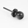 Knop inox met wisselstift 50mm