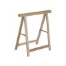 Schraag hout beuk zwaar 80cm breed