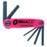 Inbussleutelset 7-dlg opvouwb 2/8mm