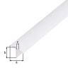 T-Profiel pvc Wit