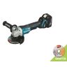 Haakse slijper 125mm Makita DGA508T1J 18V, 8500 tpm, 1x5.0Ah + Makpac, zonder lader