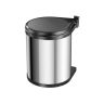Afvalemmer Inbouw Inox 15L