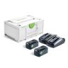 Starterset SYS 18V 2x5.0Ah, Met duolader TCL 6 DUO