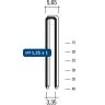 Nieten inox A2 LN9025-LN9040 15mm, 5000st