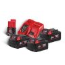 Starterset 18V 3x5.0Ah + 12V 1x2.0Ah, Met lader M12-18 FC