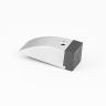 Deurstop vloerbevestiging inox bws077