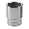 Dop 1/2" 6-kant S.H, metrisch
