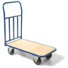 Magazijnwagen houten plank + metaal hand 250kg