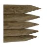 Paal hout gefreesd + punt