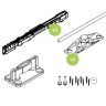 Schuifdeur JUNIOR 100Z met 2 Softmoves