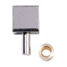 Pivot chroom glas 6-8mm (27x40)