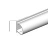 Tochtband, buis, zwart, 9mm, 6m