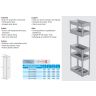 Kolomkast 5H zijb. Soft H1344xD495