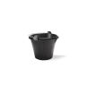 Mestersemmer rubber zwart met gietbek 10L