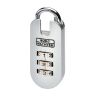 Cijfer-hangslot combi 71 25 SB chroom