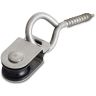 Katrol inox, met schroefoog dia 15mm