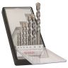 Betonborenset silver percussion 7-dlg