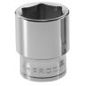 Dop 1/2" 6-kant S.H, metrisch