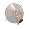 Haak met zuignap verzinkt 44mm