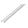 Geleidingsprofiel pvc Wit boven