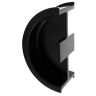 Inbouwschelp schuifdeur DD 40/44mm Zwart