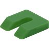Uitvulplaat gleuf 12mm 10mm groen, 48st