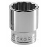 Dop 1/2" 12-kant, metrisch
