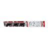 Rail alu 50cm met 3 clips