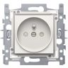 Stopcontact inb m/aarding 66100 wit