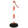Afbakenpaal 90cm met plastiek voet