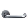 Deurkruk en1906 u gebogen 19mm + pz inox