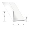 Profiel alu l wit 25x25x1.5 (1m)