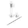 Schuifdeur JUNIOR 80 Symmetric compleet