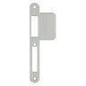 Sluitplaat midden inox lange lip 195x64mm Din Links