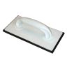 Kunststofspaan zwart rubber 280x140x10mm