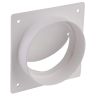 Terugslagklep met muurplaat pvc