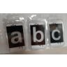 Letter pvc zwart