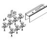 Bevestigingsset JUNIOR 80B pocket 250cm