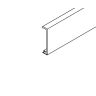 Afdekprofiel JUNIOR 80B pocket 200cm