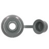 Afdekkap voor houtdraadbout grijs Ral 7037 5.9x20mm