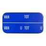 Verkeersbord v alu rand 400/200