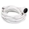 Verlengsnoer wit IP20 H05VV-F 3G1.5