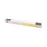 Plooimeter hout PRO geel/wit 2m x 16mm type TOP 5000