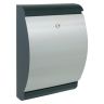 Brievenbus 300 zwart/inox