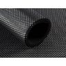 Rubber pyramide zwart 4mm 1.2m
