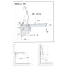 Opklapconsool bk 380  250kg
