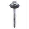Houtdraadbout inox a2 7x110mm +3ring