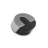 Deurstop inox modern dia 30mm