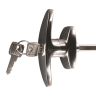 Garagekruk t, onzichtbare bevestiging, stift.cil, 2sl. 100mm
