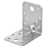 Hoekanker met ril inox